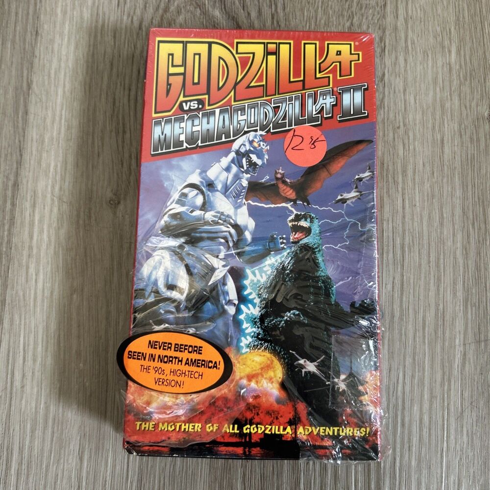 Godzilla Vs Mechagodzilla II 2 VHS Tape 1999 Movie Vintage Japanese Monster Film